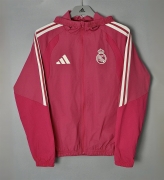 2627 R M pink windbreaker jakcet with caps S-XXL